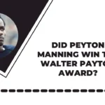 Manning Win The Walter Payton Award?