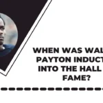 Walter Payton Inducted Into The Hall Of Fame