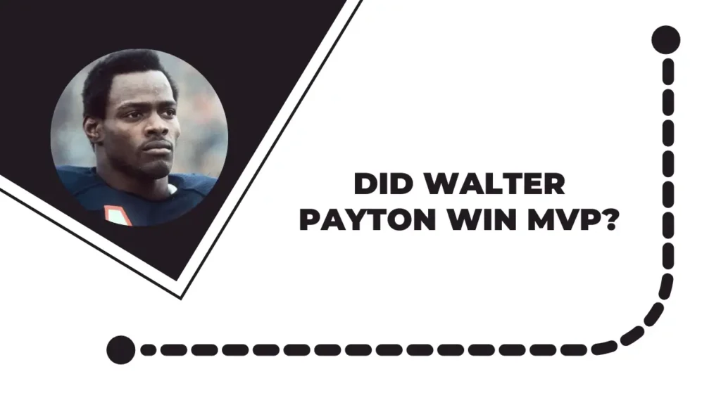 Walter Payton Win MVP