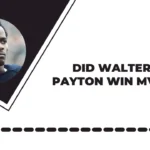 Walter Payton Win MVP