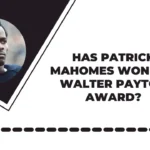 Patrick Mahomes Won The Walter Payton Award