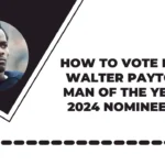 Vote For Walter Payton Man Of The Year 2024 Nominees